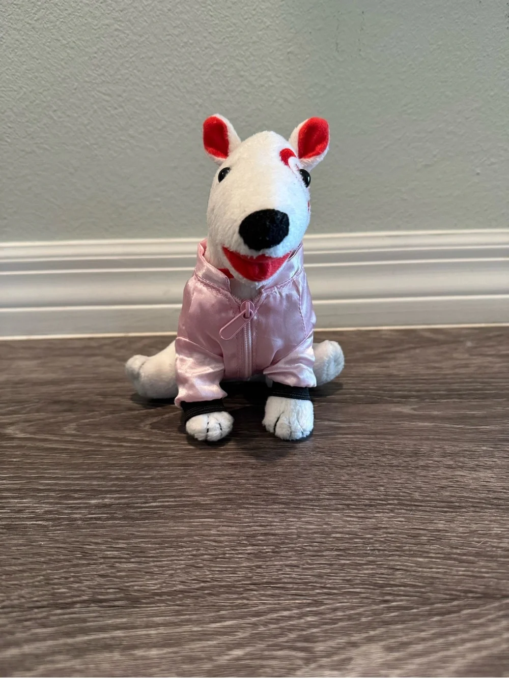 Target Dog Plush “Pink Puppies” Girl Dog Stuffed Toy Bullseye.